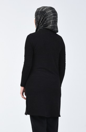 Schlitzen Tunika 5286-06 Schwarz 5286-06