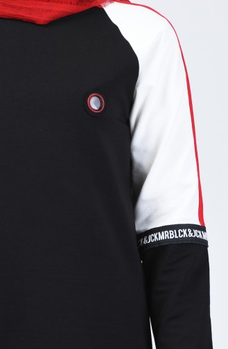 Reglan Kol Eşofman Takım 8041-01 Siyah