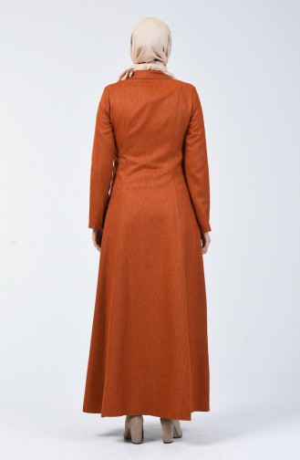 Brick Red Abaya 61312-03