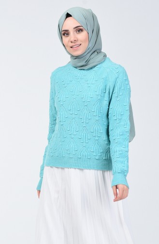 Turquoise Sweater 7062-06