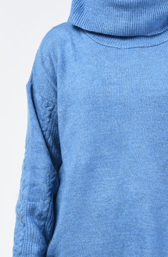 Pull Tricot Court 7072-05 Bleu 7072-05