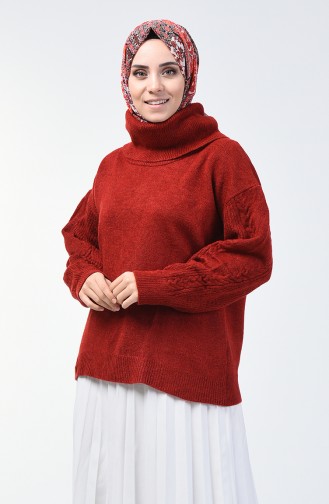 Claret Red Sweater 7072-07