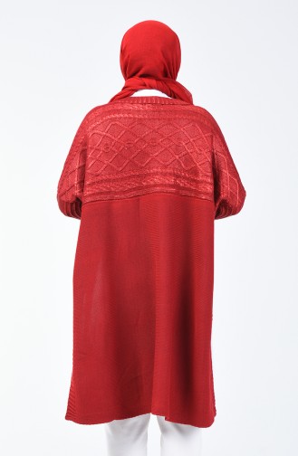 Claret red Poncho 5053-05