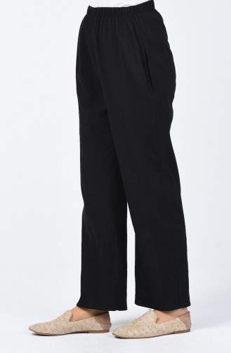 Chile Cloth Baggy Trousers 0021-02 Black 0021-02