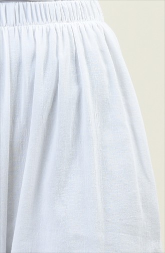 Chile Cloth wide-leg Trousers 0021-05 white 0021-05