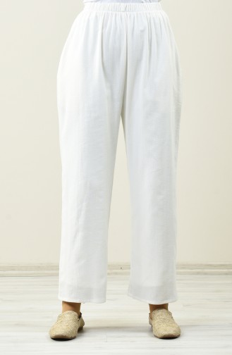 Pantalon Large 0021-06 Crème 0021-06