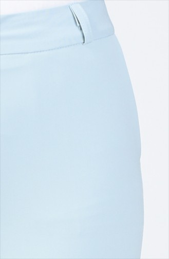 Classic Straight Trousers With Pockets Baby Blue 1336PNT-02