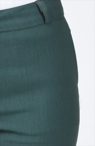 Cepli Klasik Düz Paça Pantolon 1341PNT-02 Zümrüt Yeşili