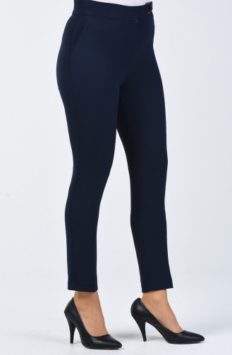 Pantalon avec Poche 3148-01 Bleu Marine 3148-01