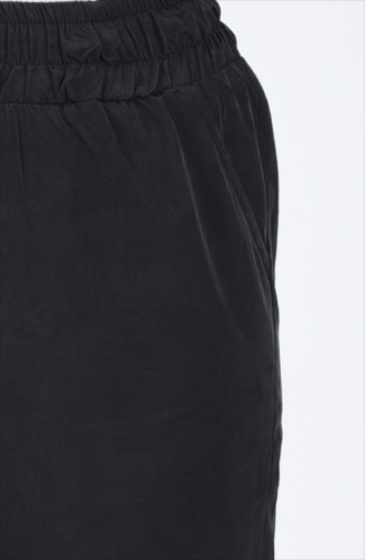 Tensel Lastikli Pantolon 3150-01 Siyah