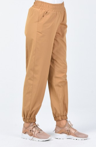 Skinny Elastic Pants 3150-02 Camel 3150-02