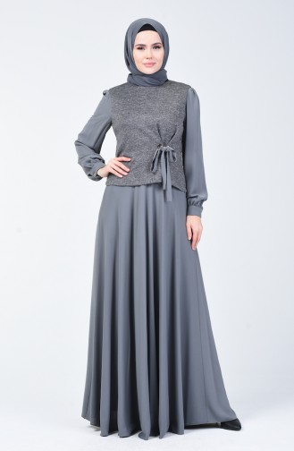 Ensemble Robe à Paillettes 50672-01 Gris Foncé 50672-01