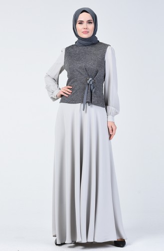 Silvery Dress Suit Gray 50672-04