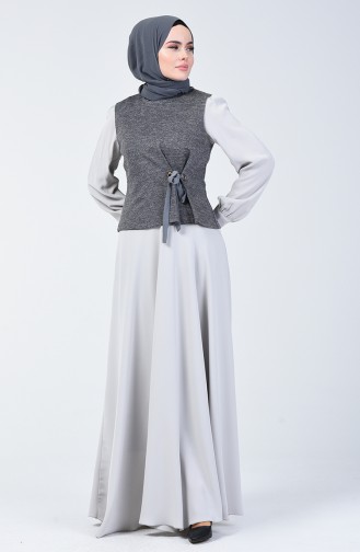 Silvery Dress Suit Gray 50672-04