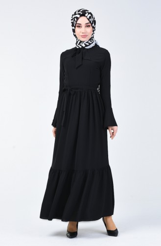 Black İslamitische Jurk 0064-04