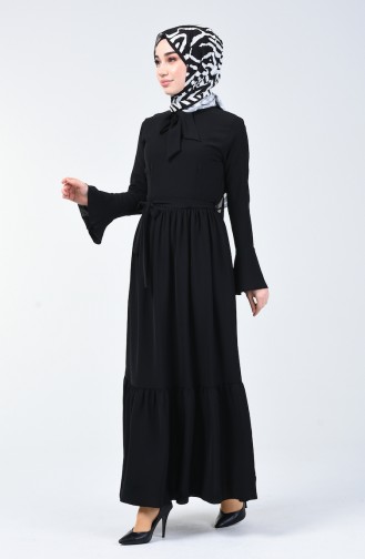 Black İslamitische Jurk 0064-04