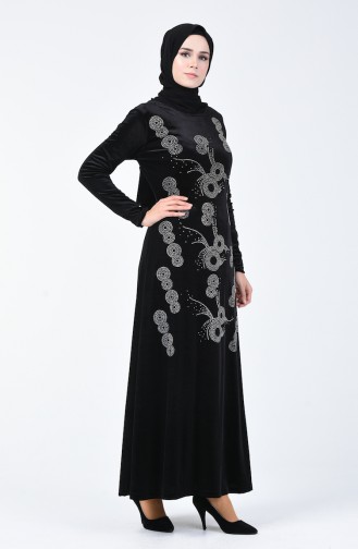 فستان أسود 19803-03