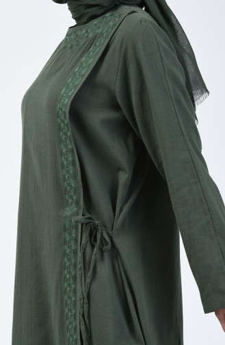 Khaki Abaya 0096-03