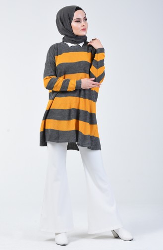 Smoke-Colored Sweater 1233-02