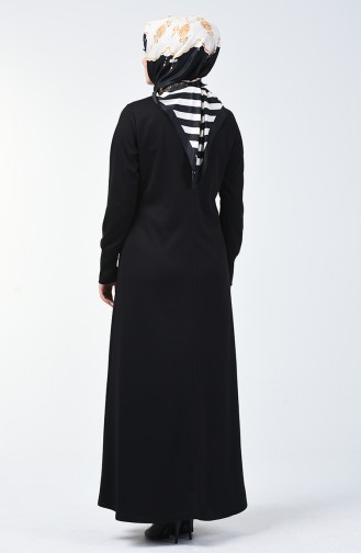 Robe avec Collier 0025-04 Noir 0025-04