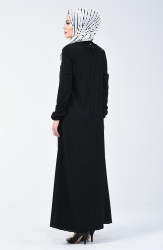 Black Hijab Dress 0061-05