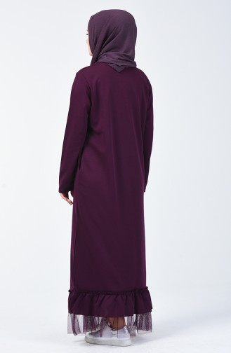 Lila Hijab Kleider 4170-01