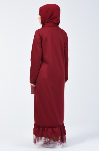 Robe Hijab Bordeaux 4170-02