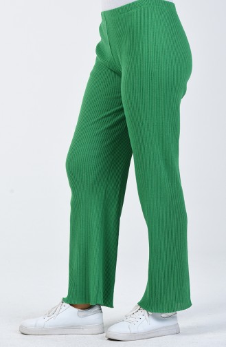 Tricot wide Pants Grass Green 4492-13