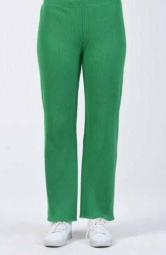 Tricot wide Pants Grass Green 4492-13