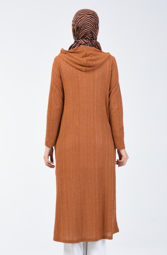 Kaşkorse Cepli Hırka 9276-02 Taba