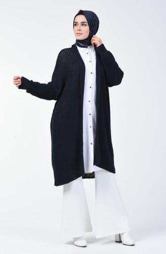 Tricot Cardigan Navy Blue 1944-01