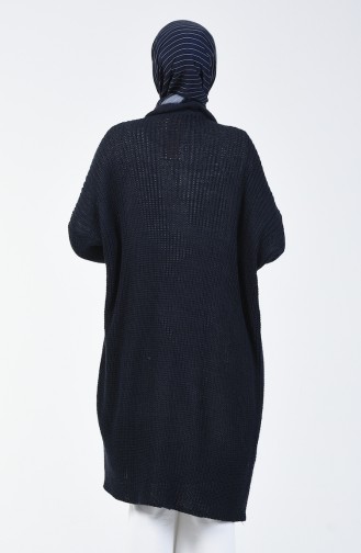 Tricot Cardigan Navy Blue 1944-01