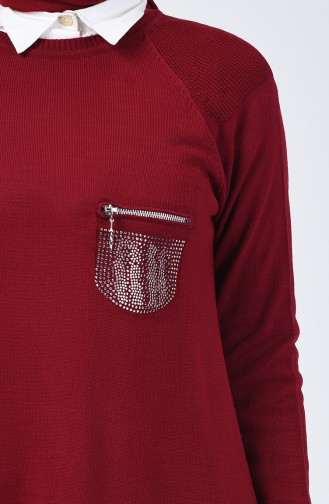 Claret Red Sweater 14235-02