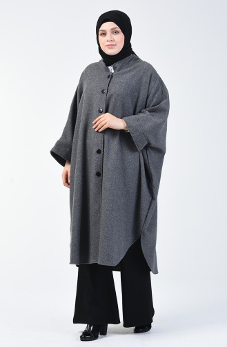 Winter Felt Poncho Gray 9001-02