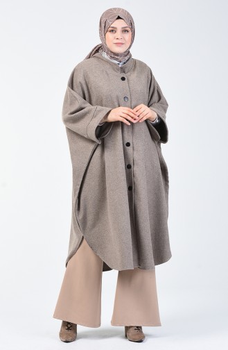 Winter Felt Poncho Mink 9001-03