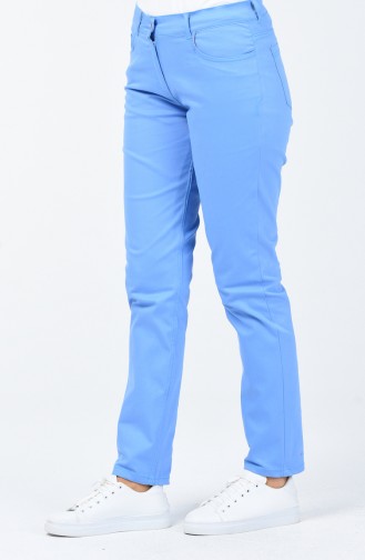 Jeans mit Tasche 0659A-05 Blau 0659A-05