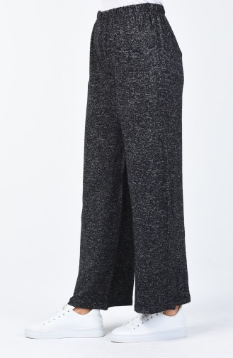 Winter Wide Leg Pants Black 7977-01