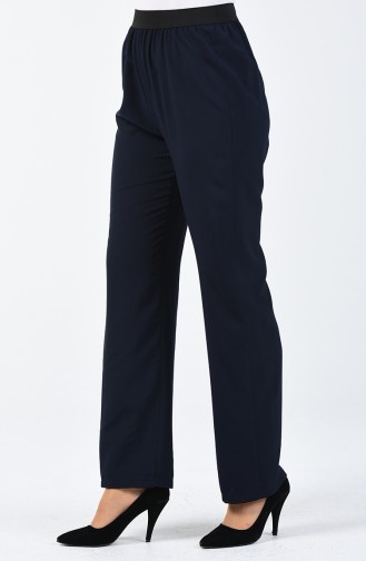 Viscose Hiking Pants Navy Blue 6434-01