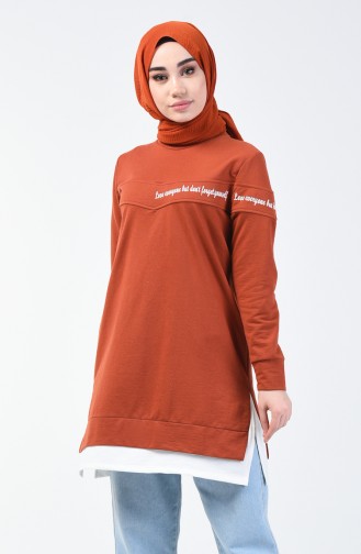 Sweatshirt 0818-01 Brique 0818-01