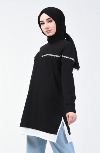 Garnili Sweatshirt 0818-03 Siyah