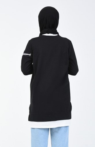 Schwarz Pulli 0818-03