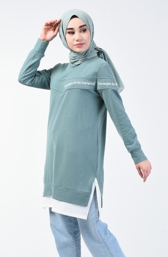 Green Almond Sweatshirt 0818-04