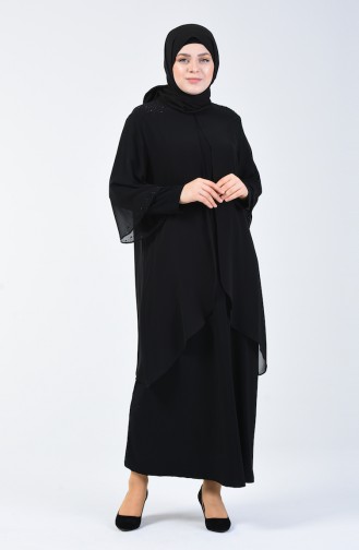 Black İslamitische Jurk 7802-05