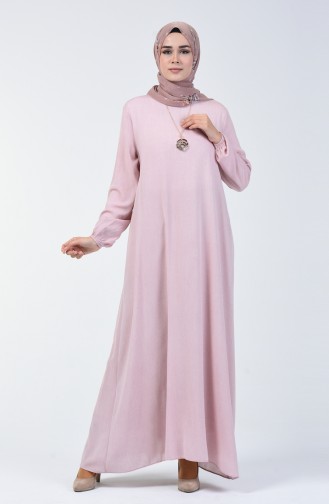 Powder Hijab Dress 0023-12