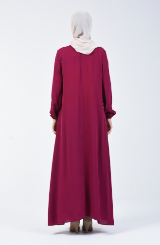 Robe avec Collier 0023-14 Fushia 0023-14