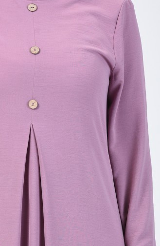 Kleid aus Aerobin Stoff mit elastischer Arm 0050-08 Violett 0050-08
