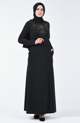 Robe Hijab Noir 0309-04