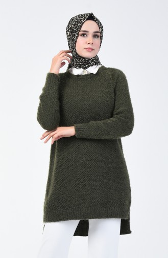 Tricot Tunic Khaki Green 4122-07