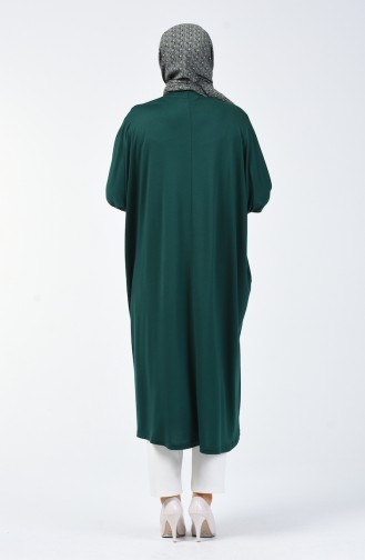 Bat Sleeve Tunic Emerald Green 1907-07