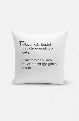 Lügat Yastık YA01-129 Beyaz